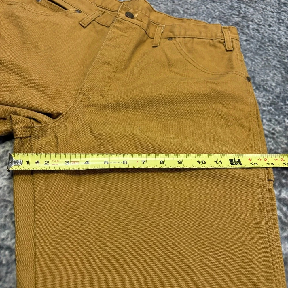Dickies Carpenter Pants Mens 34x30 Tan Canvas Utility Workwear